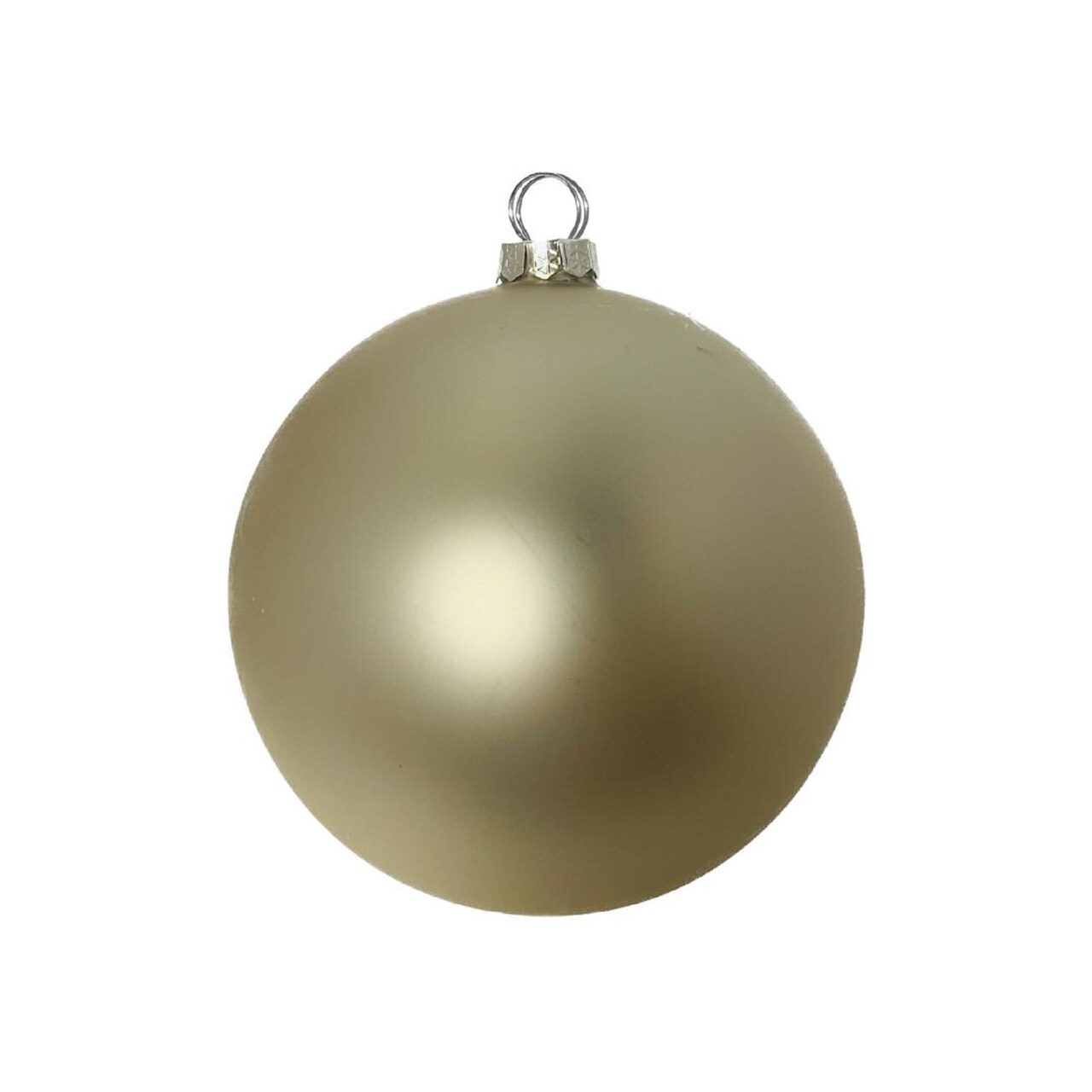 Whitehurst Matte Finish Glass Christmas Ball Ornaments - 2.75" (70mm) - Gold - 12ct